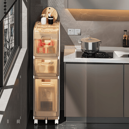 Multipurpose Plastic Bathroom Storage Cabinet
