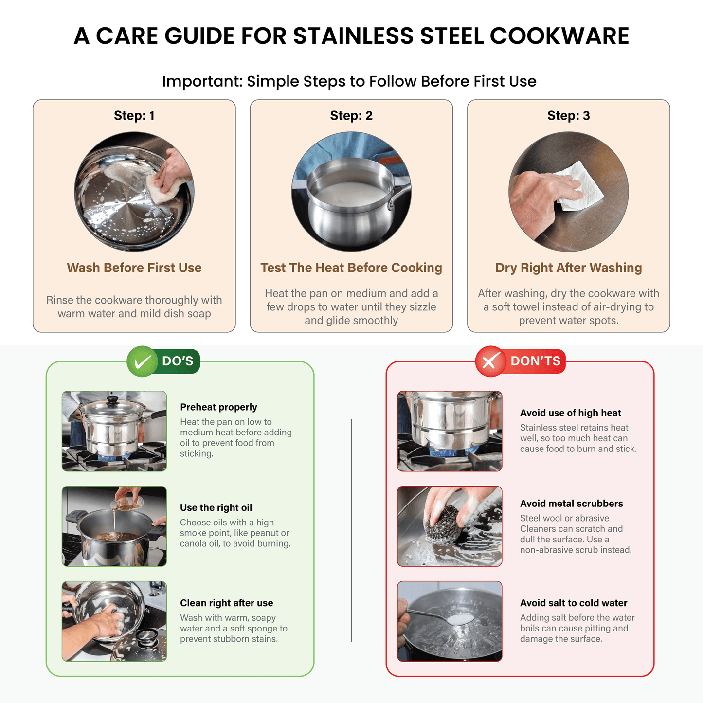 Multi-Purpose Stainless Steel Honeycomb Non Stick Tawa (28cm)