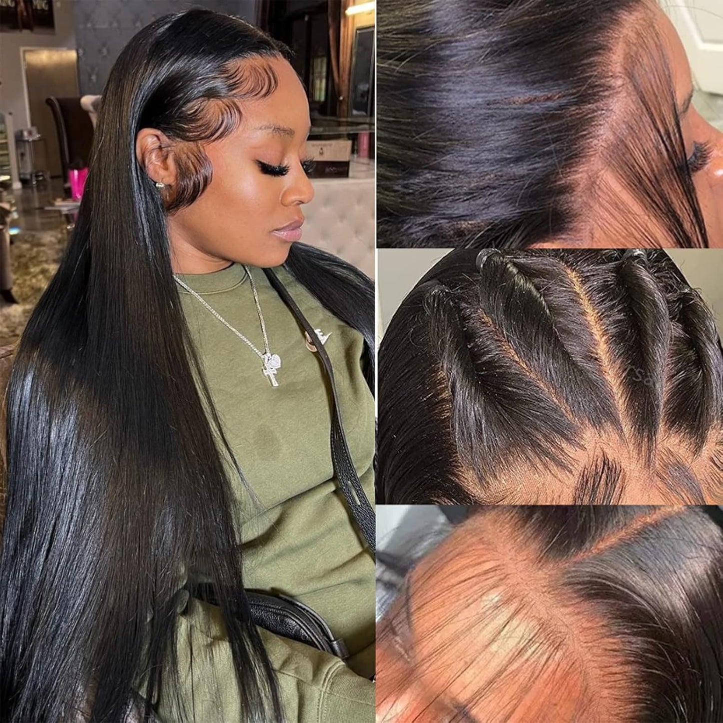 Special Summer Sale Deals 🌷💥Straight HD Transparent Lace Front Wigs Human Hair